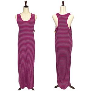 Slim-Fit Racerback Tank Top Maxi Summer Dress